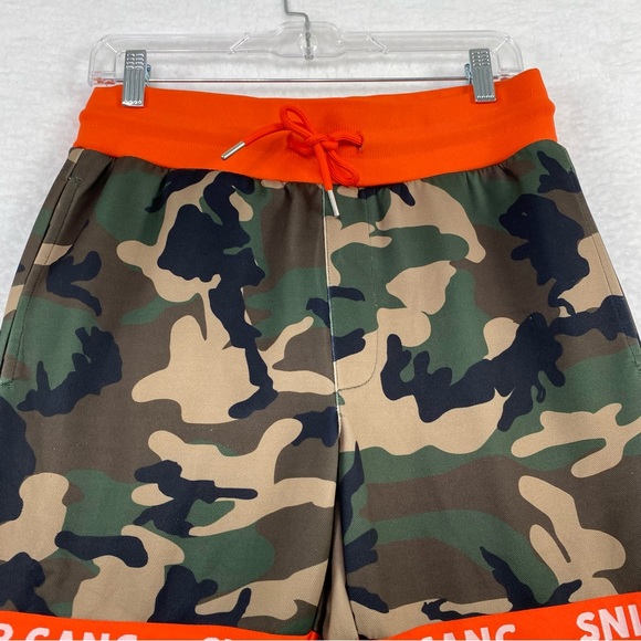 Sniper Gang Camo and orange sweatpants size S - Picture 4 of 15